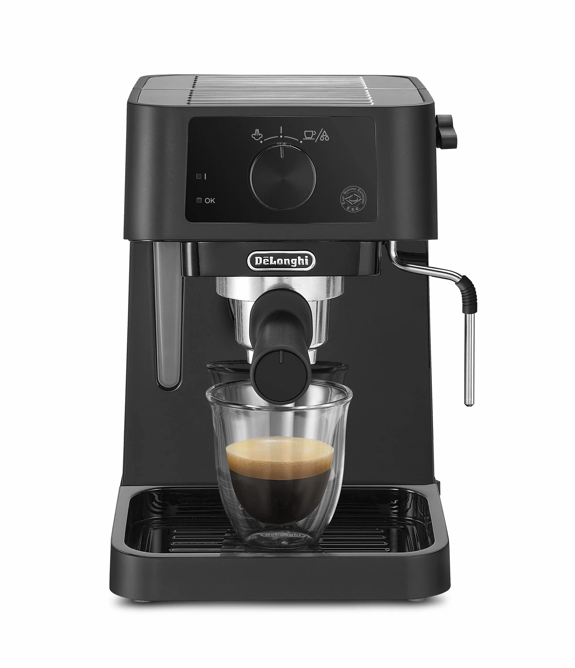 De'Longhi EC235.BK Stilosa Advanced Cafetière à pompe 15 bars 1100 W 1 L Noir