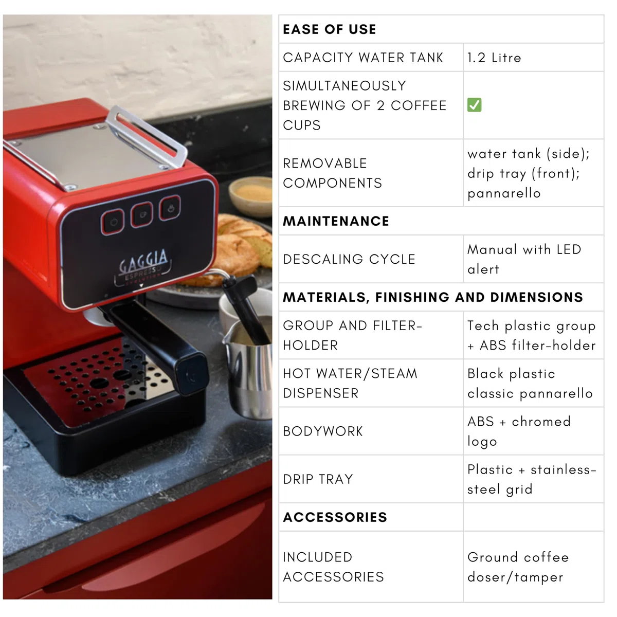 Philips Coffeemachine Gaggia Espresso Evolution red (EG2115 03)